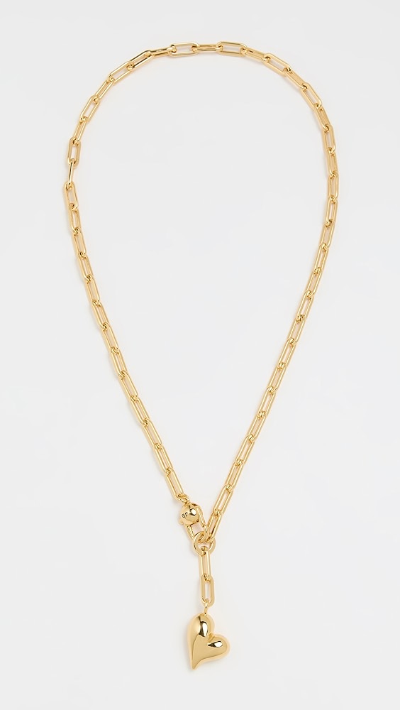 Jenny Bird Puffy Heart Chain Necklace