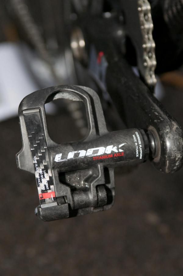 Bauer's Look Keo Blade pedals.