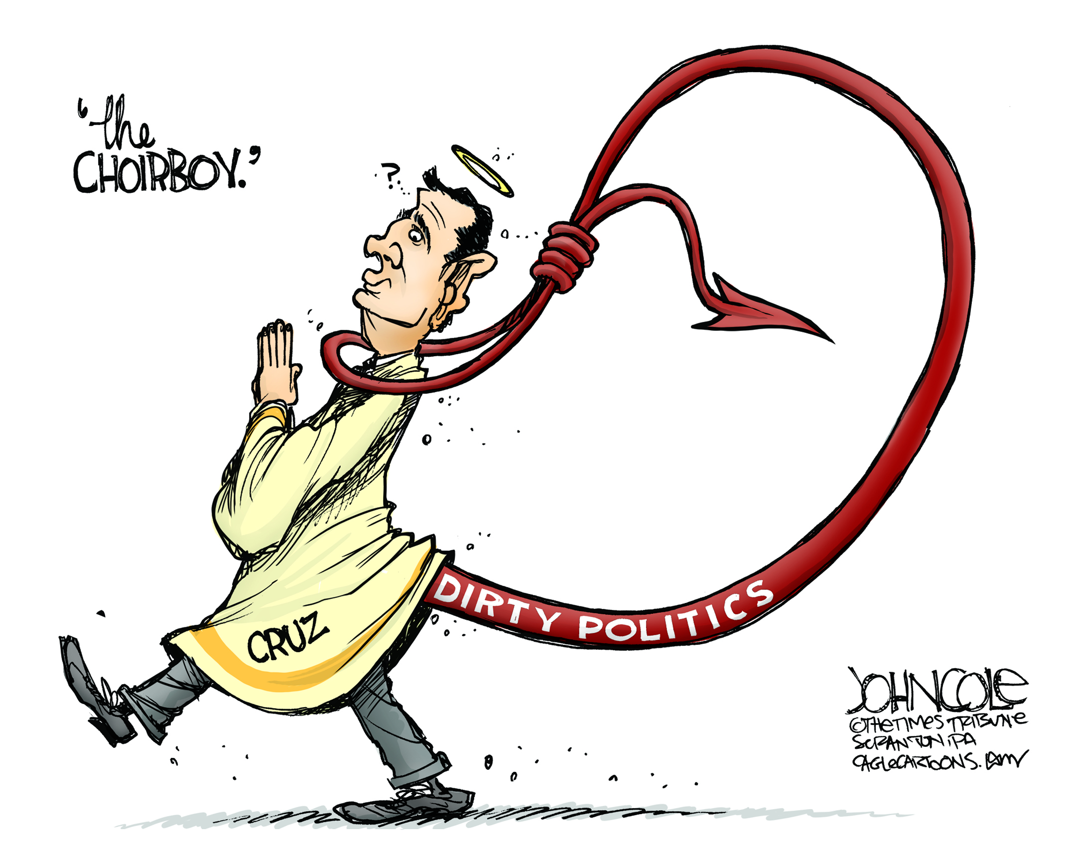 Political Cartoon U.S. Cruz 2016