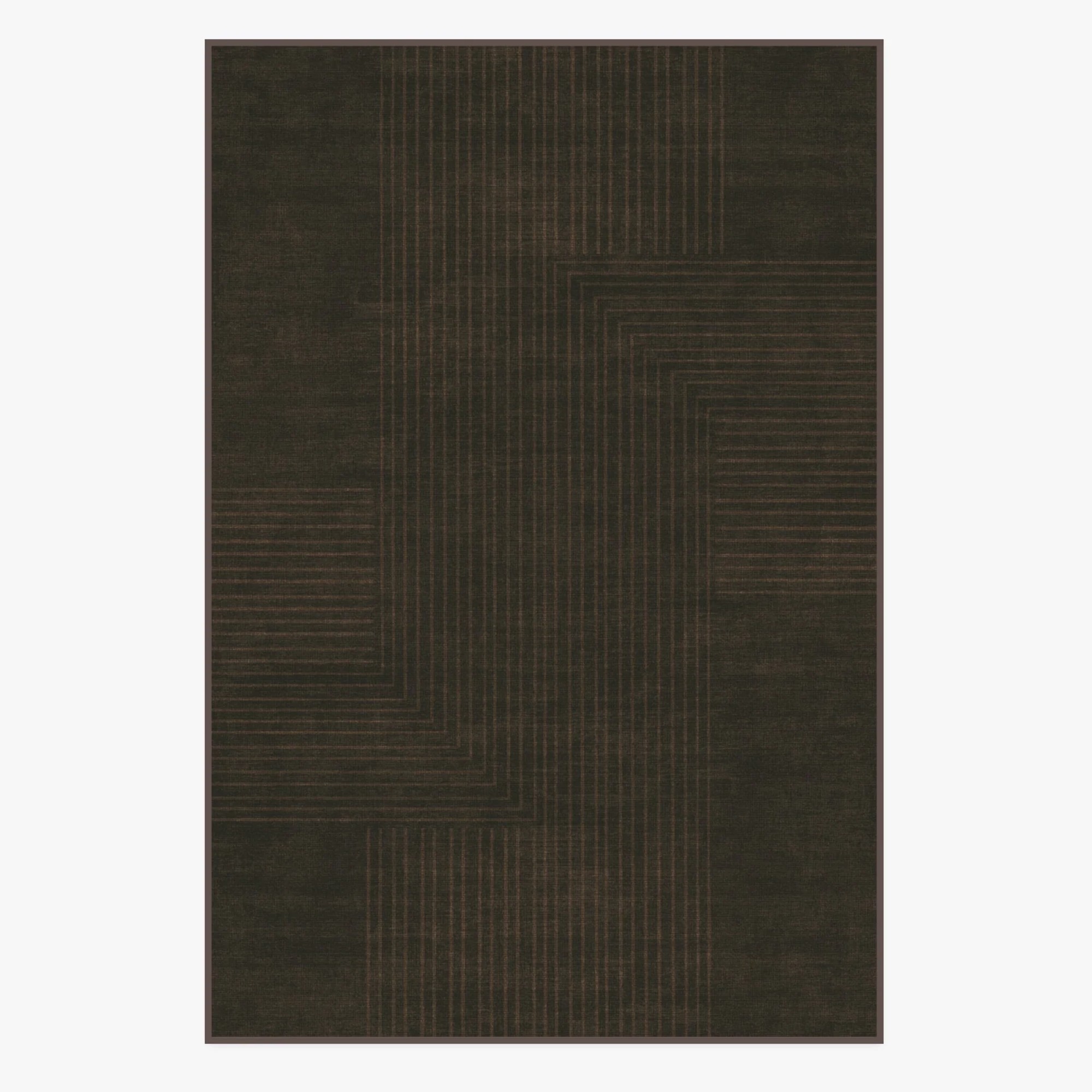 Ruggable x The Hiltons Bel Air Dark Chocolate Flatwoven Rug