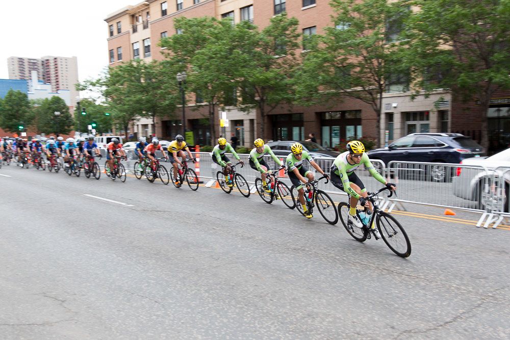 The Cylance team did a great job revving up their leadout over the closing laps of stage 2 at the North Star Grand Prix, eventually leading to a win for Justin Williams.