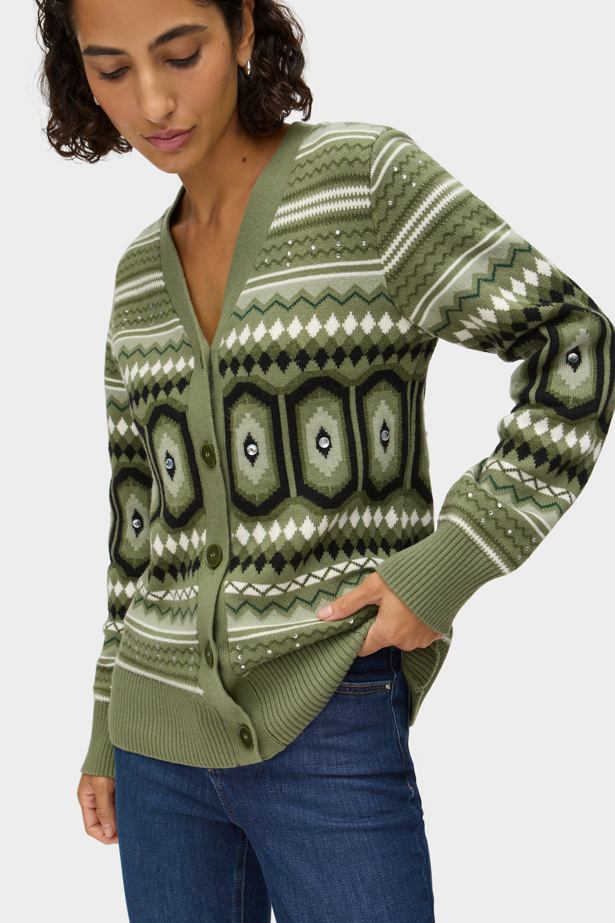 Federika Fair Isle Cardigan