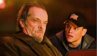 The Departed Jack Nicholson and Matt Damon have a talk at the movies