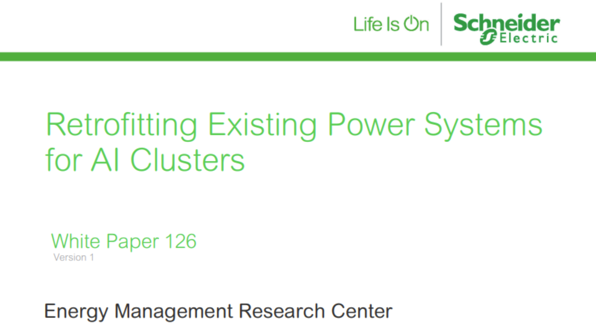Retrofitting Existing Power Systems for AI Clusters