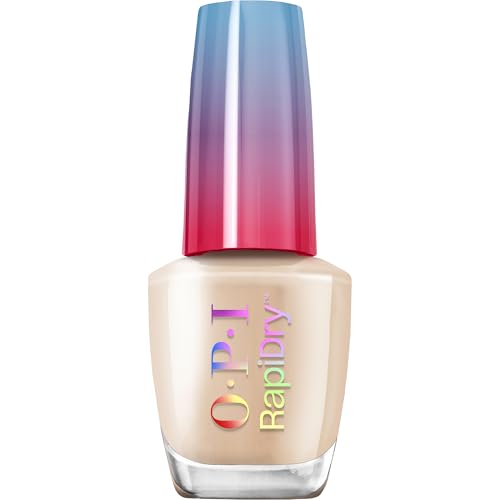 Opi Rapidry Quick Sand | Opaque Soft Nude Beige Crème Quick Dry Nail Polish | Vegan, Smudge Proof, Fast Drying