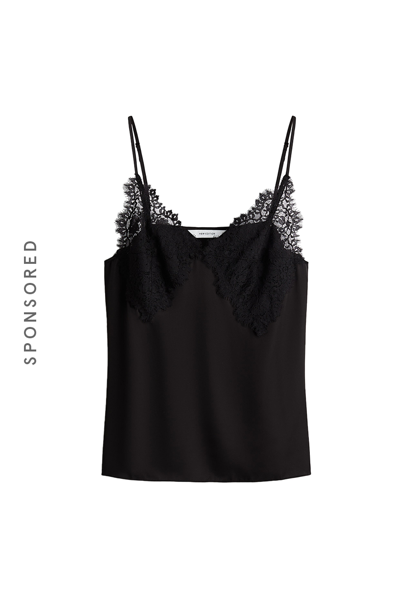 Lace-Detail Camisole Top