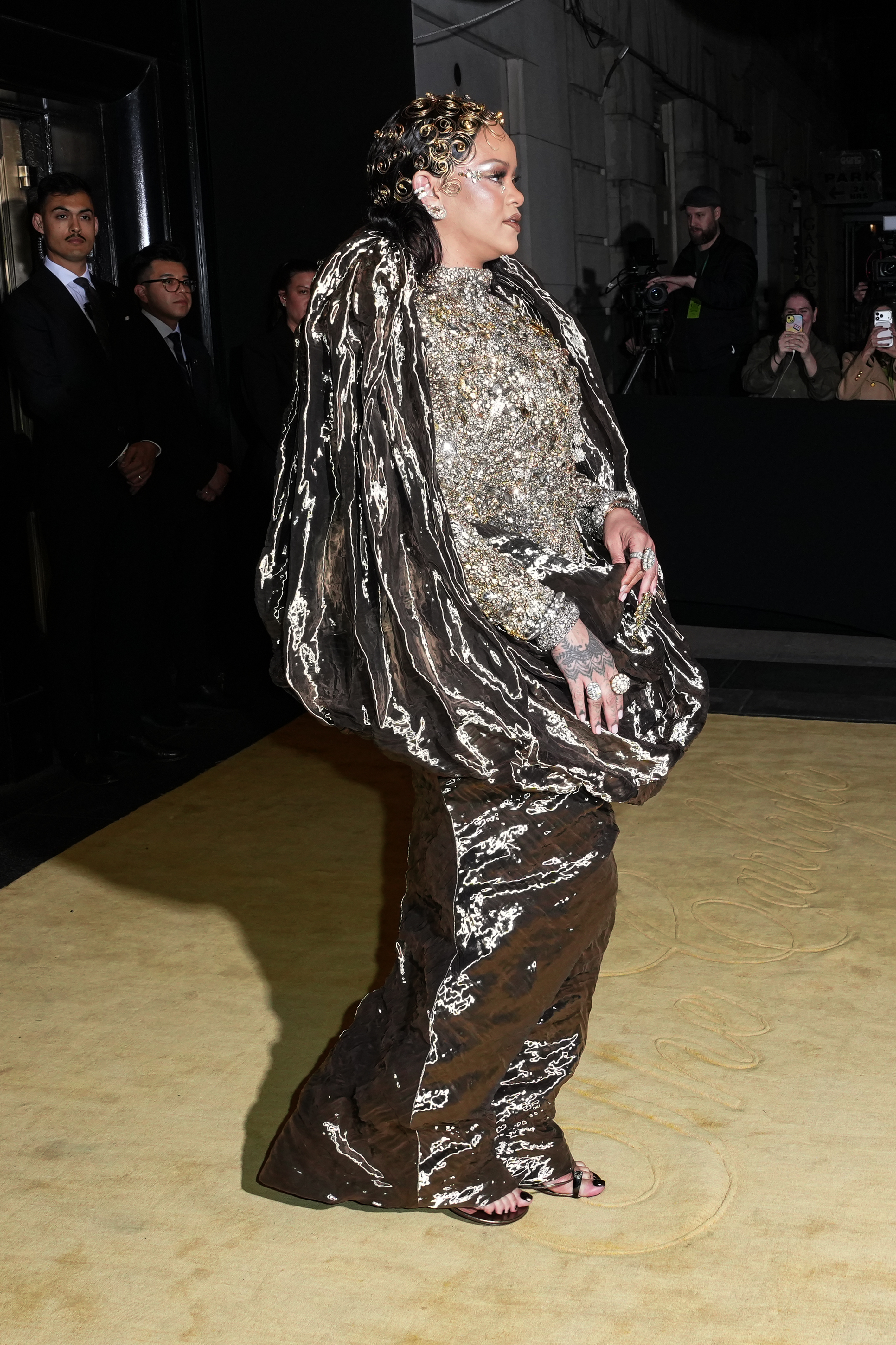 Rihanna leaving for the 2026 Met Gala