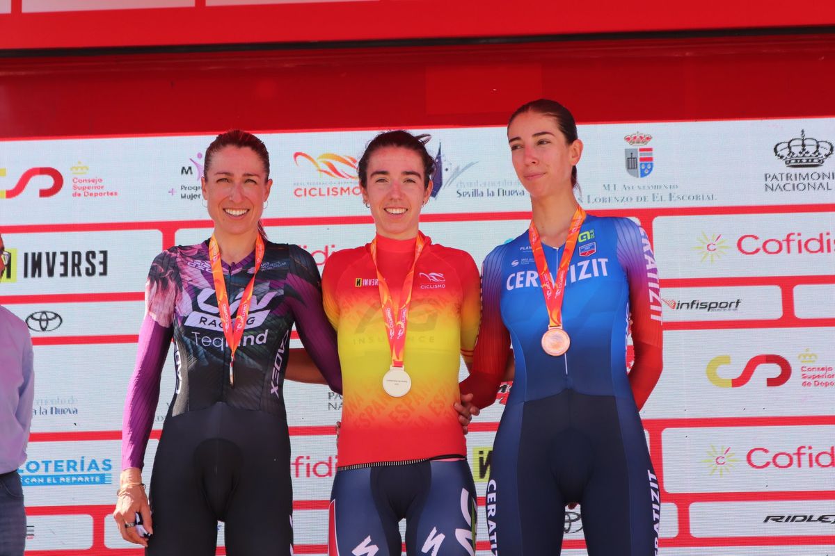 Mireia Benito (AG Insurance - Soudal Quick-Step) wins time trial title at Spanish Road Championships