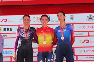 Mireia Benito (AG Insurance - Soudal Quick-Step) wins time trial title at Spanish Road Championships