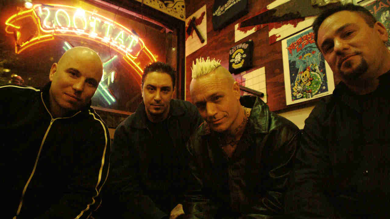 Sick Of It All posing for a photograph