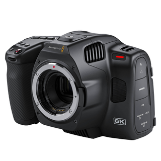 Blackmagic Pocket Cinema Camera 6K Pro on a white background