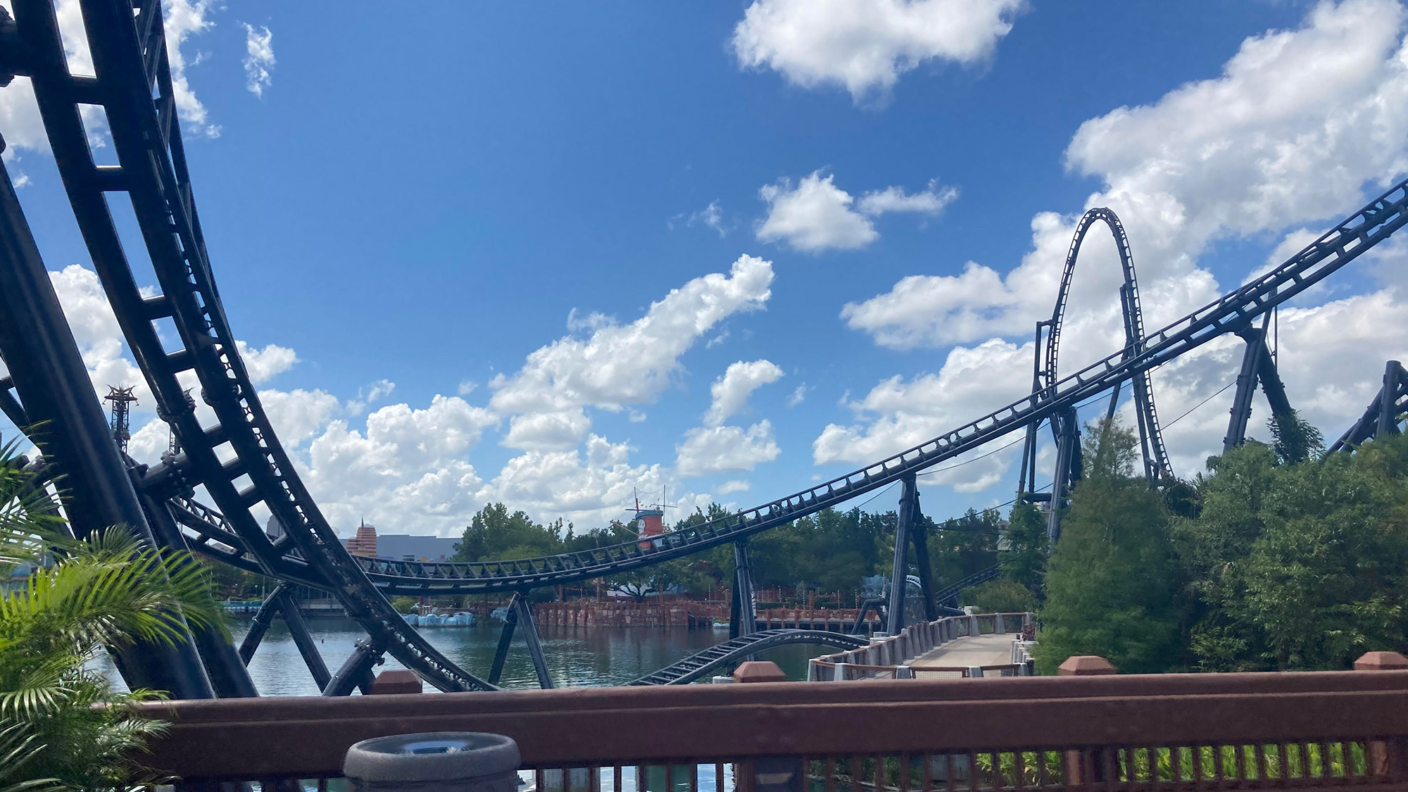 Just another Churro stand (aka the track on the VelociCoaster) at Universal's Islands of Adventure.