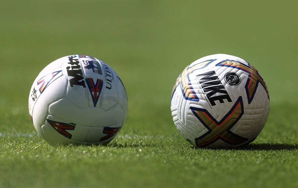 The Premier League ball Every single matchball since 1992