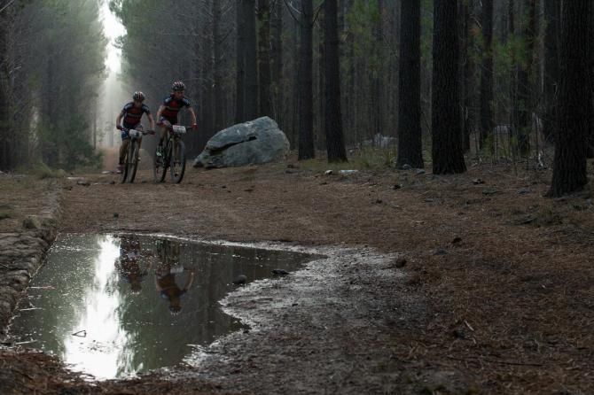 Stage six and seven raced through the woods.