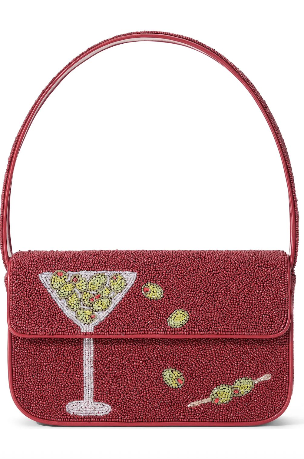 STAUD, Tommy Beaded Shoulder Bag