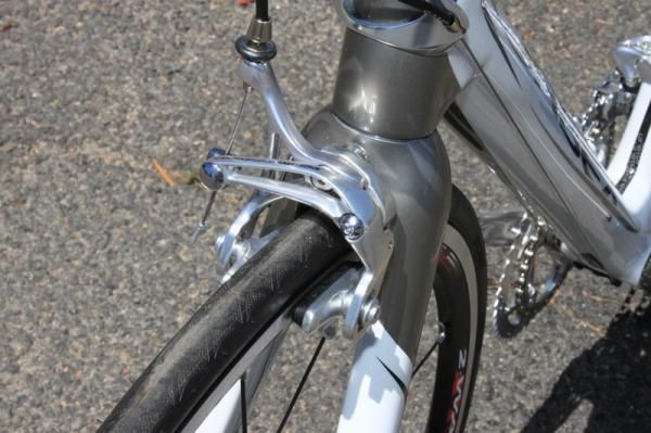 Athena's dual-pivot front brake can be paired with a single- or dual-pivot rear brake