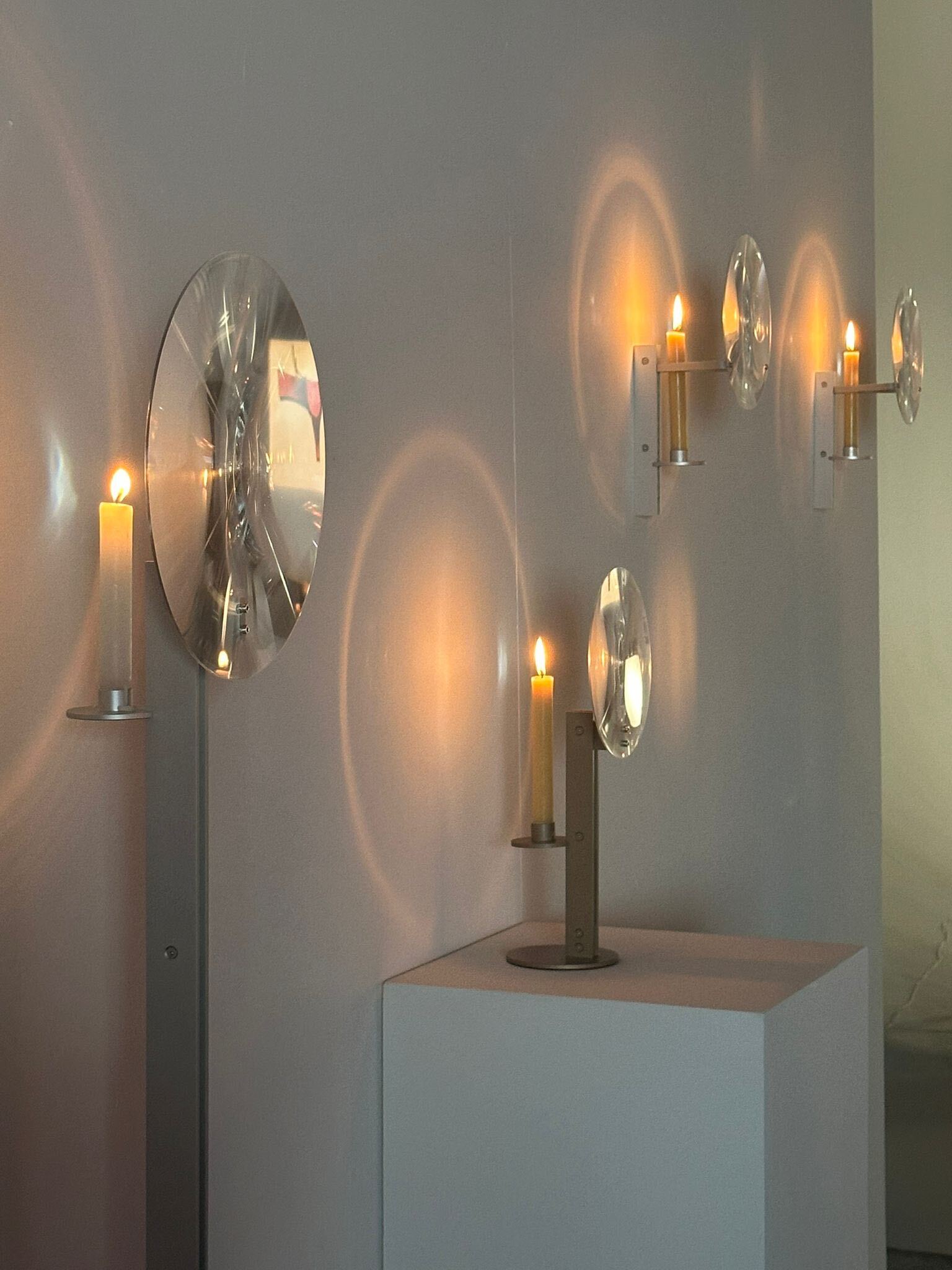 We lusted after Parisian design studio Douze Degr&amp;eacute;s table and standing candle last year in Milan, based on the principles of a lighthouse. The studio returns with a prototype for a wall-mounted sconce, which they hope to have in production by September.