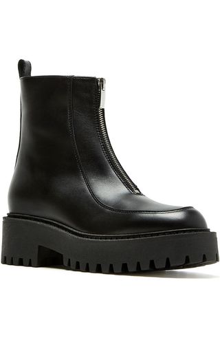 Black Waterproof Platform Booties