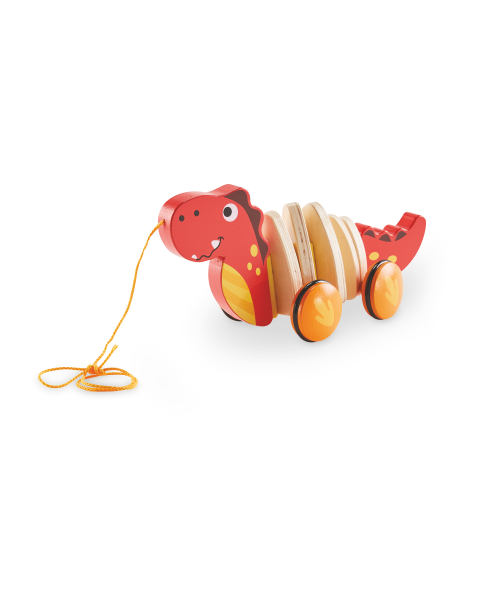 Wooden Dinosaur Pull Along