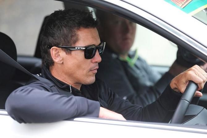 Robbie McEwen had driving duties for Orica GreenEdge