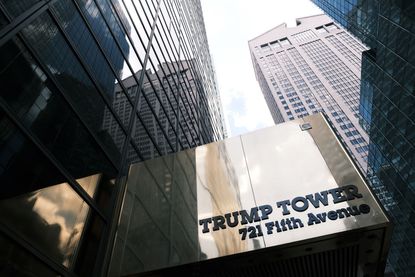 The outside of Trump Tower.
