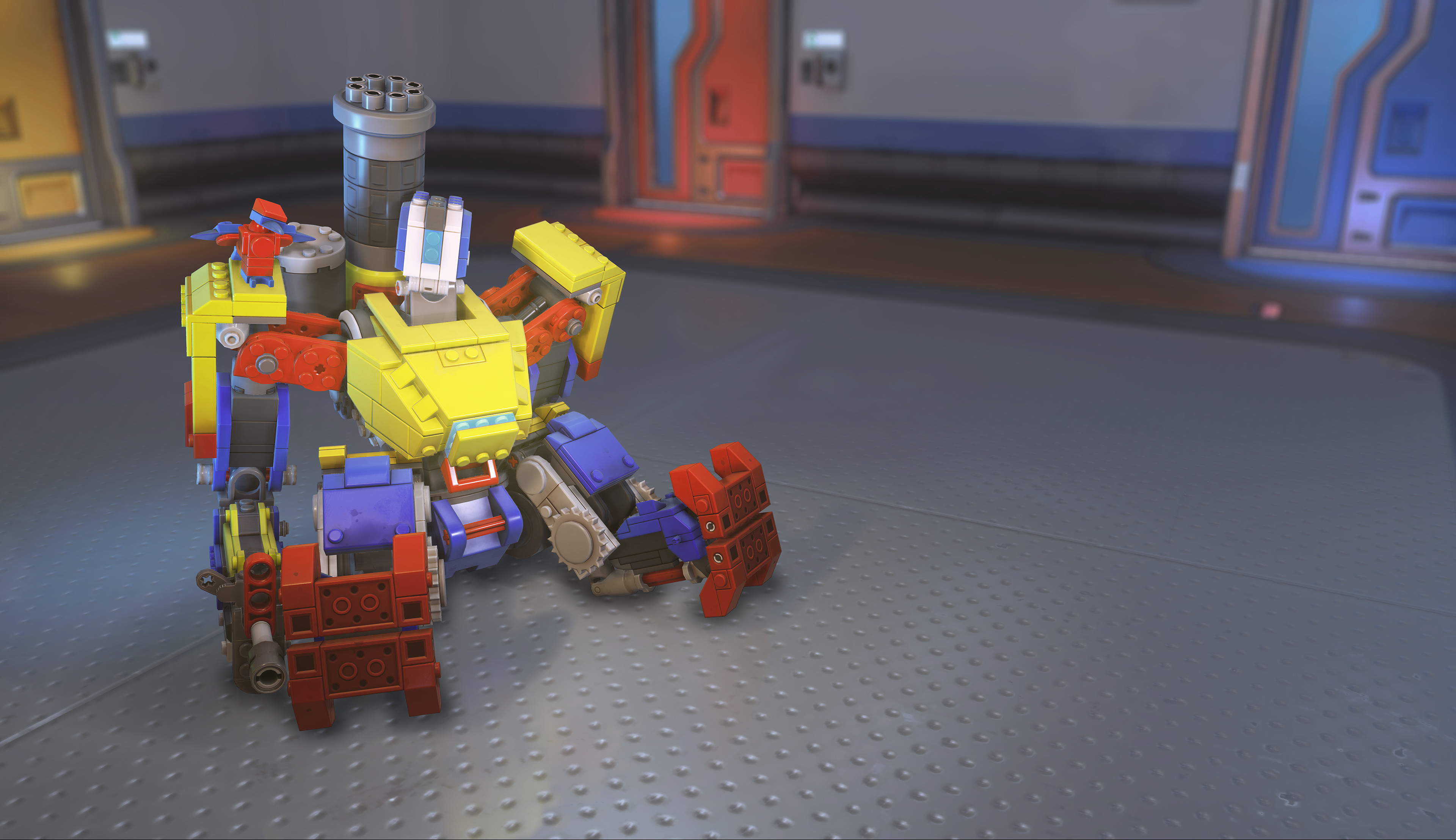 New Overwatch event lets players earn a Lego-themed Bastion skin | PC Gamer