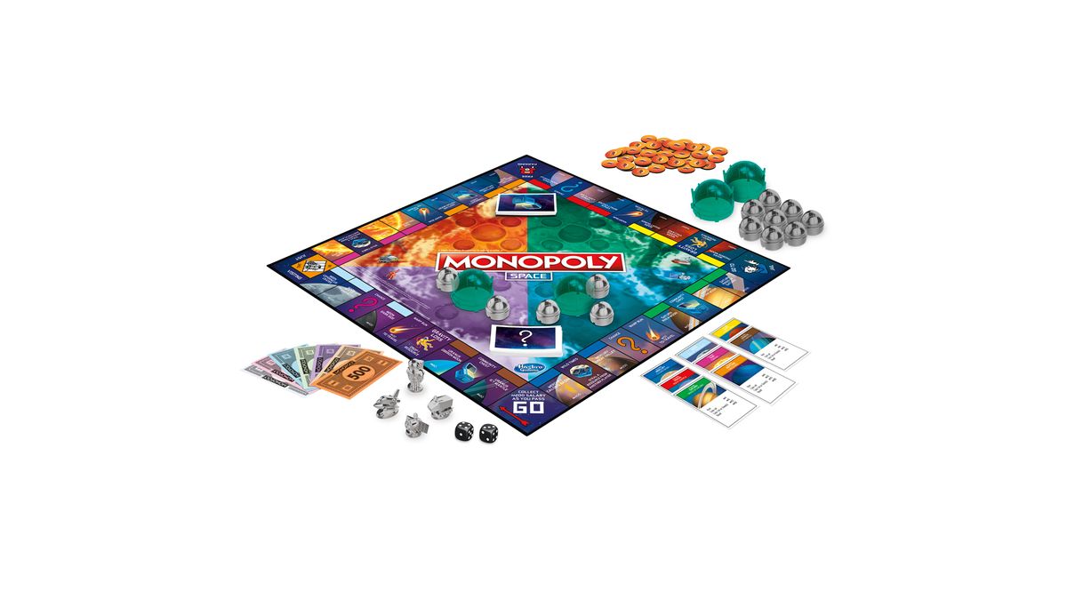 Hasbro has launched the Space Capsule collection of board games, including Battleship Outer Space, Monopoly Space and Trouble: On the Moon Edition. The games are available exclusively at Target.