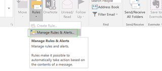 manage rules and alerts