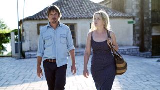 Ethan Hawke as Jesse and Julie Delpy as Céline in Before Midnight