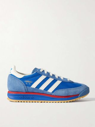 Sl 72 Rs Leather and Suede-Trimmed Mesh Sneakers