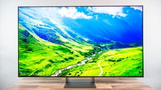 Sony Bravia 7 II True RGB TV on a desk