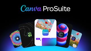 Canva ProSuite marketing image with icons of all five Canva programs 