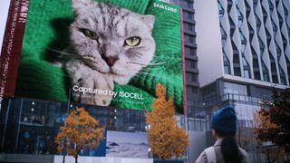 Samsung uses its 200MP ISOCELL to make giant cat photop