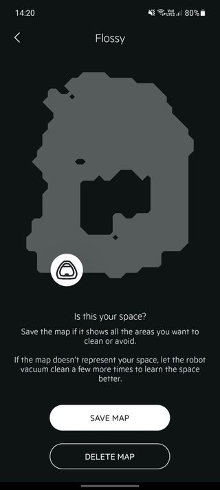 Screenshot of the upstiars floorplan