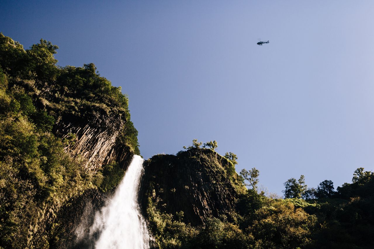Manawaiopuna Falls are better known as Jurassic Falls after their appearance in the 1993 film