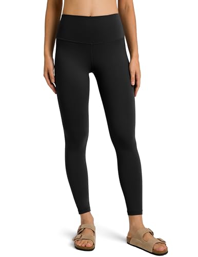 Colorfulkoala Women's Dreamlux High Waisted Workout Leggings 25" Inseam 7/8 Length Yoga Pants (m, Black)