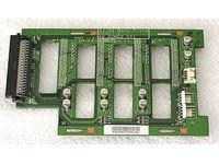 Backplane removed from server, SATA connectors down