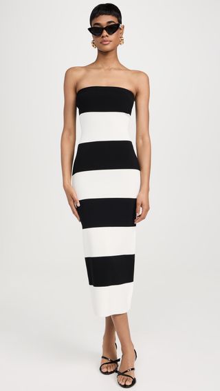 Stripe Tube Mini Dress