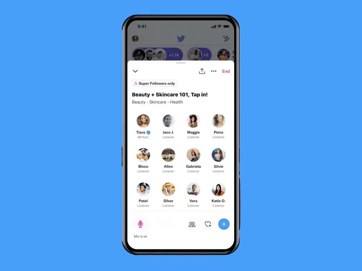 Twitter Spaces Super Follows
