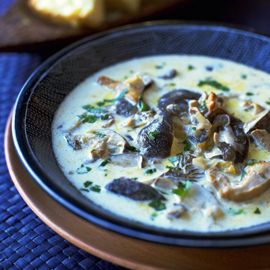 Wild mushrooms and garlic soup-soup recipes-new recipes-recipe ideas-woman and home