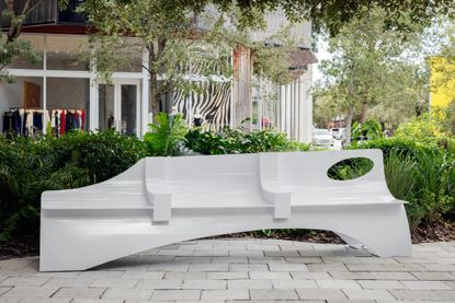 Samuel Ross Miami Design District ‘Expression.Service.Essence’ bench