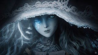 Elden Ring a blue woman with four hands from the overview trailer.