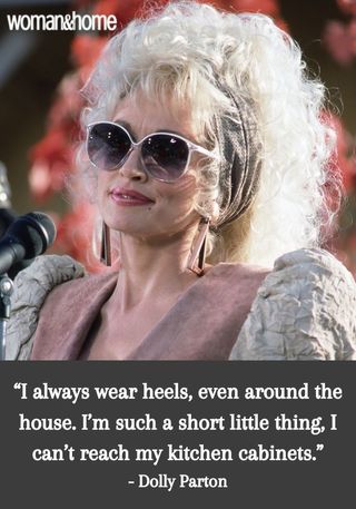 Dolly Parton shoe quotes