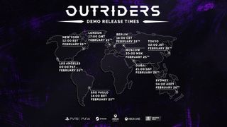 Outriders Demo Release Times