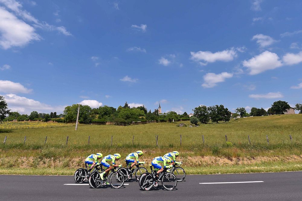 Five riders from Tinkoff-Saxo.