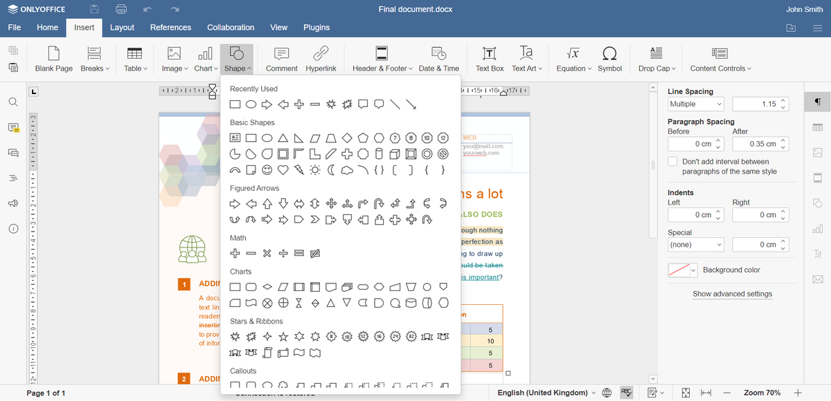 ONLYOFFICE 7.1