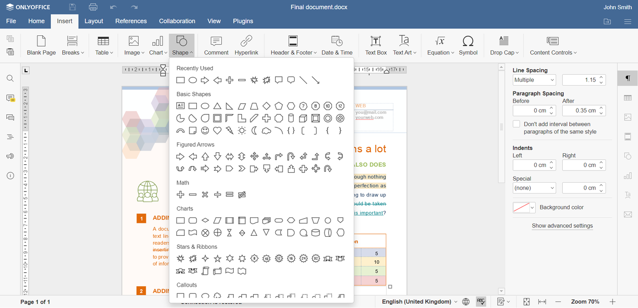 ONLYOFFICE 7.1