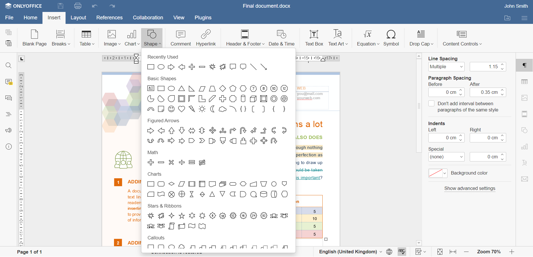 ONLYOFFICE 7.1