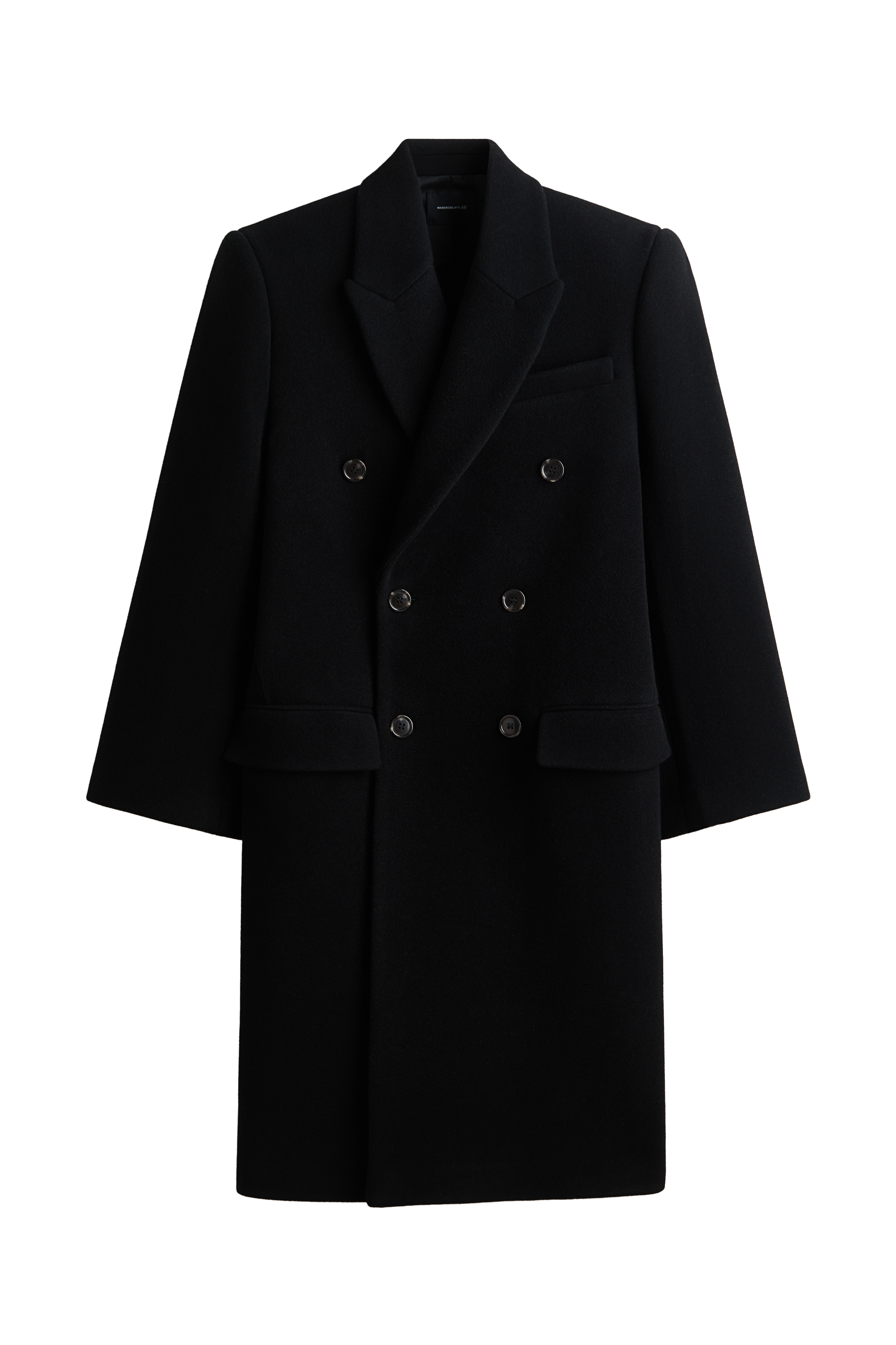 Double-Breasted Wool Coat