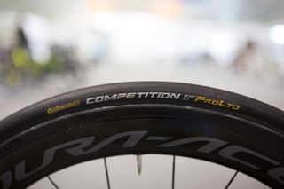 Mitchelton-Scott run Continental Competition ALX tubular tyres